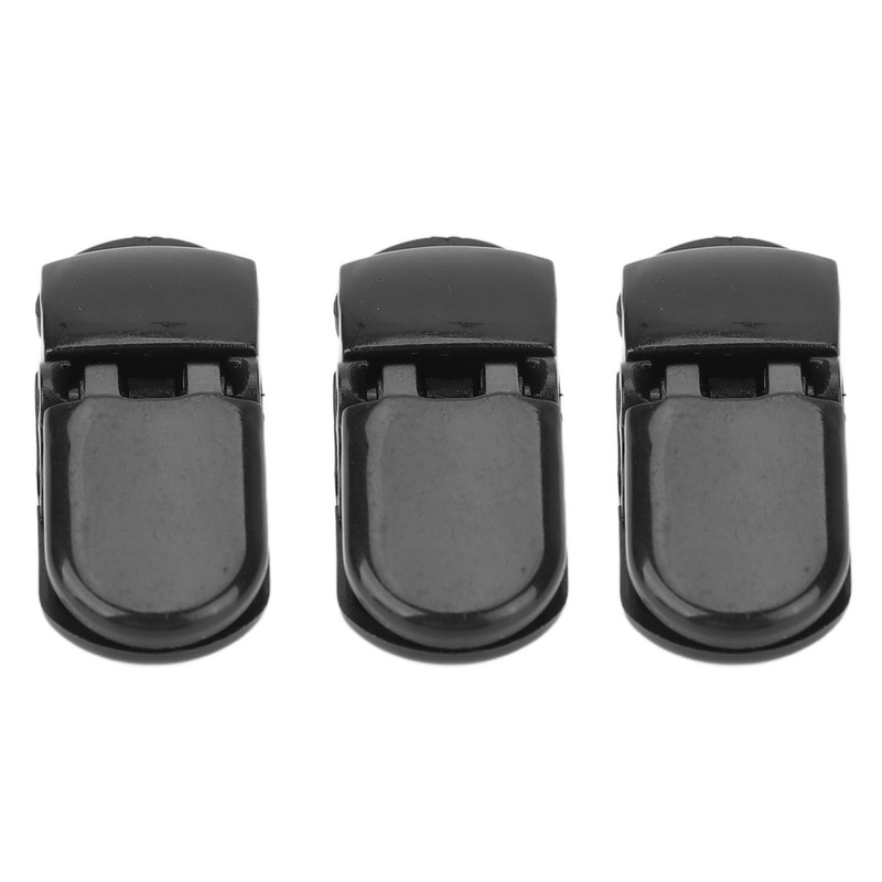 20Pcs Hearing Aid Lanyard Clip Good Fixation Multifunctional Odorless Black