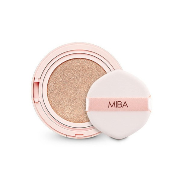 MIBA Ionized Calcium Foundation Double Cushion RX Refill 25 g / 0.88 oz. SPF50+ / PA++++ Long Lasting Effect for Dewy Skin. Perfect skin coverage. Natural skin correction with one touch. Delicate cover lasting power. (#23)