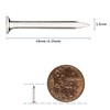 1200pcs Hardware Nails, 1/2'' × 18 Ga Nickel Plated Hanging