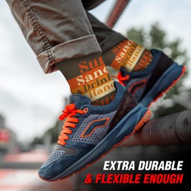 Sillies Socks Cute Beach Socks - Sun Sand Drink Socks, Tropical Socks, Beach Lover Socks - Unisex Sock Set, One Size Fits Most (8-13)