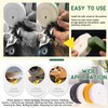Keadic 8Pcs 4inch Buffing Polishing Wheel Kit Includes Polishing Compounds,
