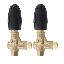 waltyotur 2Pcs VRT3-310 8GPM 4350 PSI 3/8 Inch FNPT Trapped Pressure Unloader Valve Replacement for Use with Many Pressure Washers