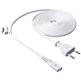 Akyga Power Cable for Notebook AK-RD-07A Eight CCA CEE 7/16 / IEC C7 3 m White