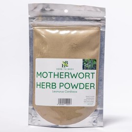 Herb To Body Motherwort Herb Powder | Leonurus Cardiaca | Wildcrafted | 4oz
