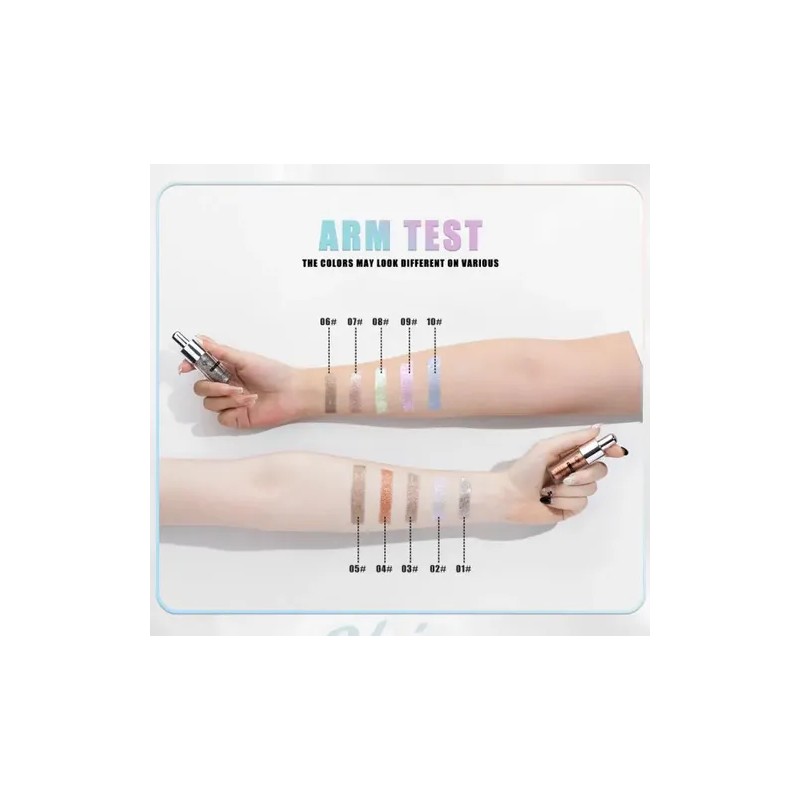 Sombra Líquida Cosmetics Con Glitter Diamond Daze Tono Eye