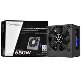 SilverStone Technology Platinum Certified Single +12V Rail ATX Power Supply, PS-ST65F-PT