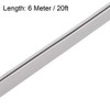 sourcing map Edge Trim U Seal Grey Rubber Plastic U