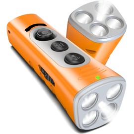 MODUS New Anti Barking Device, 4X Ultrasonic Emitters Dog Bark Deterrent Device, Rechargeable Handheld Dog Barking Control Devices Dog Training&Behavior Aids with 50ft Range Indoor Outdoor(Yellow)