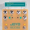 JOYO Dual Crunch Effect Pedal Pure Analog Circuit Overdrive Pedal