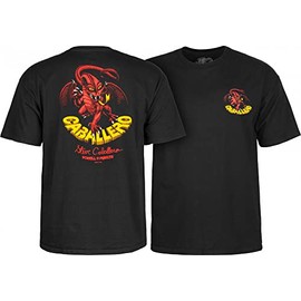 Powell Peralta Steve Caballero Dragon II T-Shirt, Black, Large