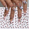 OHWODA Christmas Nail Stickers for Nail Art, Cute Winter Nail