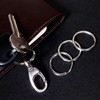 Stainless Steel Key Rings - 5 Pcs ~1inch, 25mm Round