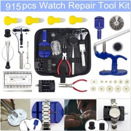 ZISTEL 915Pcs Watch Repair Kit Watchmaker Case Opener/Press Spring Bar Link/Pin Remover