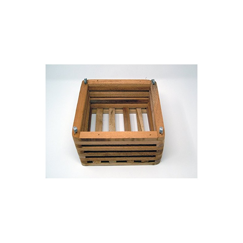 Slat Vanda Orchid Basket. Cedar. 8 Inch with 20 inch