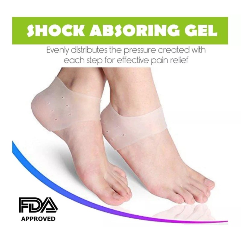 Clicmania Par De Protector De Talones Silicon Taloneras Pies Unitalla