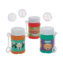 Dog Party Mini Bubble Bottles - Toys - 24 Pieces