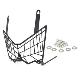 xitomer Motorcycle Light Cover Compatible with KLR650 2008-2018 Motorcycle Head Lamp Protector Fit for KLR650 Gen2 Motorcycle Headlight Guard Headlight Mesh Grill Cover