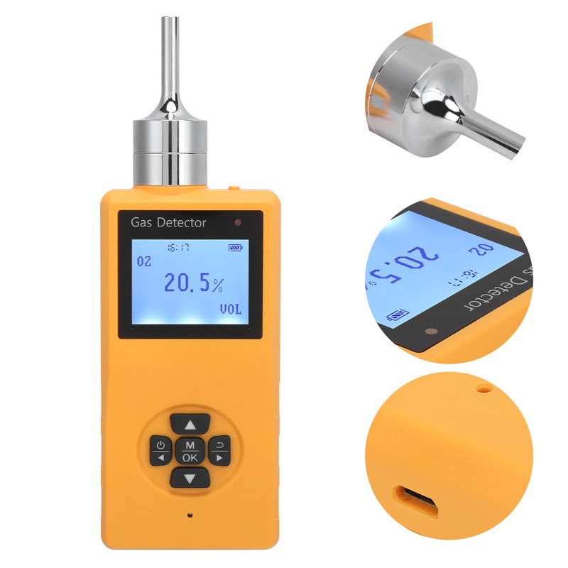 Oxygen Detector Portable High Accuracy Oxygen Analyser Ultra Low Concentration