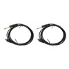 2pcs 5.9ft Tattoo Clip Cords RAC Interface Professional Copper Silicone