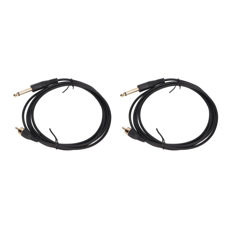 2pcs 5.9ft Tattoo Clip Cords RAC Interface Professional Copper Silicone