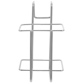 Uonlytech Sharps Container Hanging Bracket Stainless Steel Sharps Box Hanger Blades Disposal Case Rack Sharp Safety Locking Wire Bracket for Sharp Waste Disposal Silver