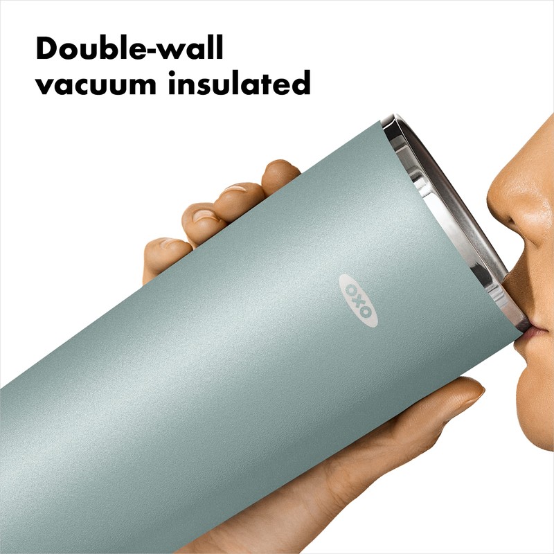 OXO Strive 16oz Insulated Tumbler with Sliding Lid - Slate