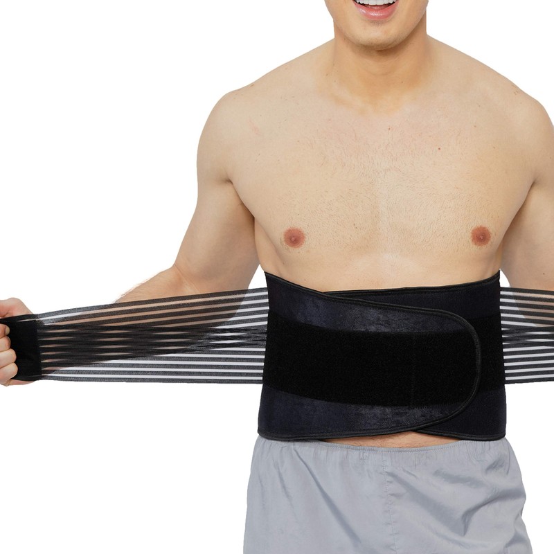 NEOtech Care Rückenbandage aus Neopren - Doppelten Bändern für Kompression
