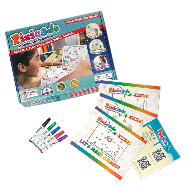 Pixicade Video Game Maker | STEM Kit to Create &