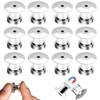 Wzenclave 12 Silver Magnetic Pin Backs Convert Enamel Pins to