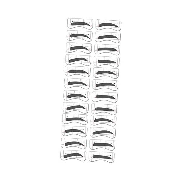 96pairs Eyebrow Shaping Stencils Eyebrow Template Tool for Precise Makeup