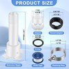 Dreyoo Four in One Tub Adapter, Bathtub Faucet Adapter Slip