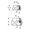 Schell 265110699 Crimp Fitting Complete (Screw Connection for Copper Pipe