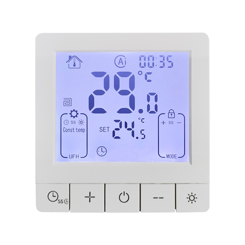 Smart Thermostat for Home Programmable Temperature Control IP20 Protection 24H