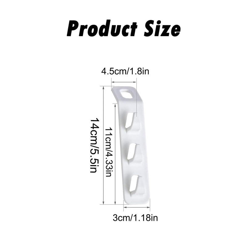 8 Pcs Clothes Hanger Connector Hooks, Multi Hangers Saving Space,