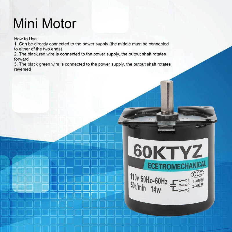 Gear Motor Micro Permanent Magnet Speed Reduction Engine DIY Generator