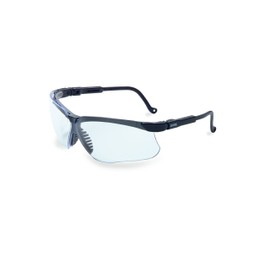 Uvex by Honeywell Genesis Safety Glasses with Uvextreme Anti-Fog Coating, Black Frame