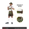 Fun Shack Lederhosen Men Costume, October Festival Costume For Men,