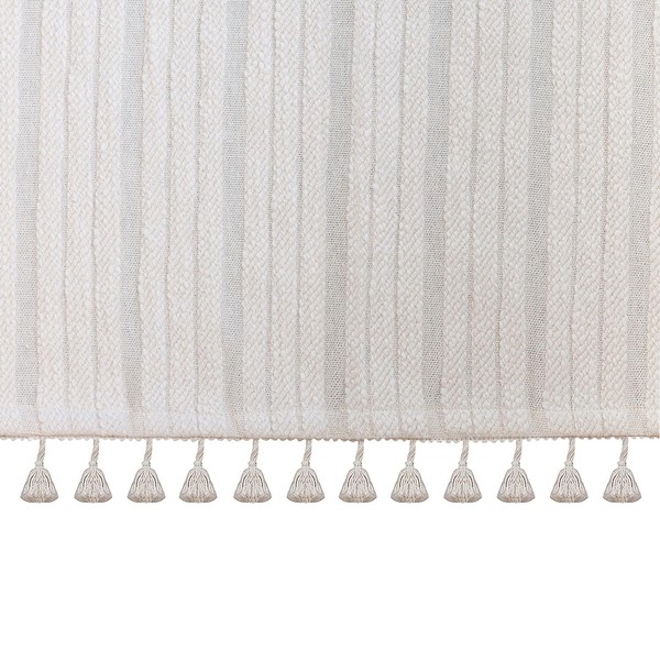Crane Baby Wrap Around Bed Skirt for Crib, Cotton Crib Skirt for Boy's and Girl's Nursery, Natural, 28”w x 52”h x 16”d