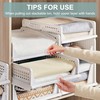 Stackable Foldable Storage Baskets, Folding Storage Bins, Closet Organizers and