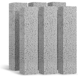 6Pack Pumice Stone for Toilet Cleaning Bowl Stick,Powerfully Cleans Hard Water Rings, Calcium Buildup & Stains, Suitable for Cleaning Toilet, Bathtubs, Kitchen Sink, Grill Brush