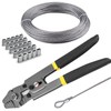Stainless Steel Wire Cable Crimping Tool Kit, Cutter &Crimper Plier,