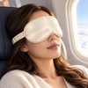 Double-Sided Sleep Eye Mask for Sleeping and Travel – Soft,