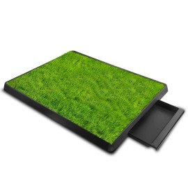 Small Medium Dogs Artificial Grass Pad for Indoor Outdoor Use Pet Cat Puppy Loo Tray Trainer Mat Dog Potty Training Mat PadsType: DogTrainingGrass