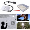 Sliver Signal Mirror Survival Mirror Camping Mirror Emergency Signaling Mirror