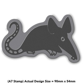 A7 'Rat' Unmounted Rubber Stamp (RS00034036)