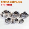 tooloflife Storz Reducer Coupling Internal Thread Fire Engine Clutch for