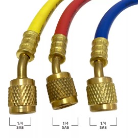 Appli Parts APMG-H36630 36 in Long 1/4 in SAE, 3pcs Refrigerant Hoses for use wi