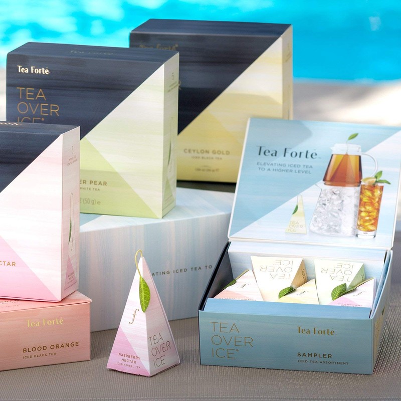 Tea Forte Tea Over Ice Sampler Premium Organic Caffeine-Free and