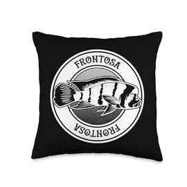 Frontosa Lake Tanganyika South African Cichlid Fish Keeper Throw Pillow