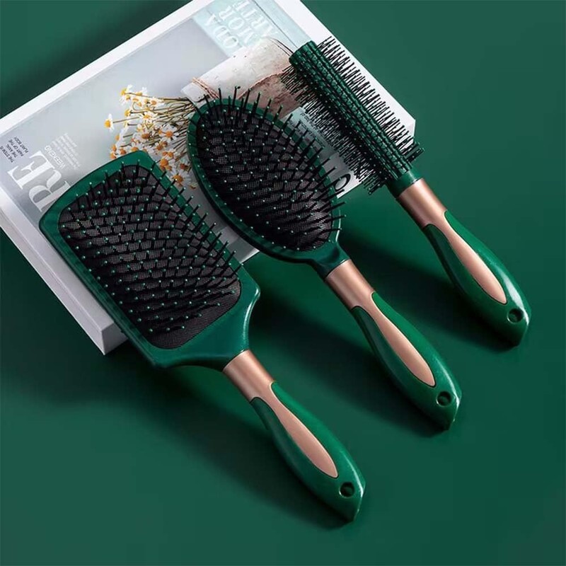 Set de Cepillos para Cabello 4 Piezas – Cepillo Acolchonado,